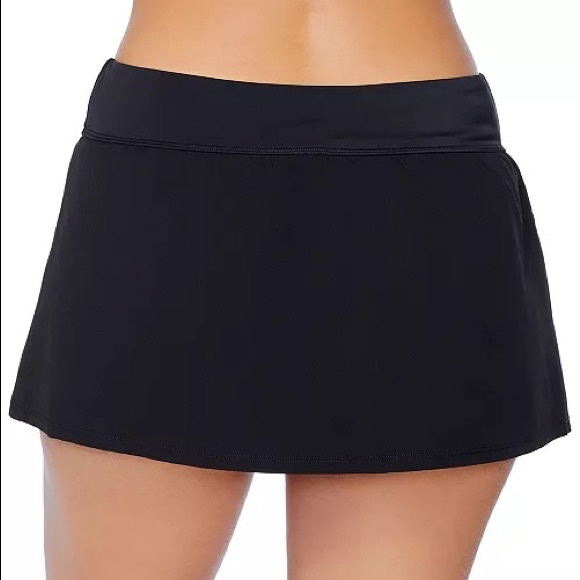 ☀️Tropical Escape Swim Mini Skirt Black Bottoms☀️~8 - Picture 14 of 14